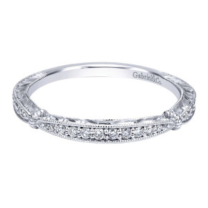 Gabriel 14 Karat Victorian Wedding Band WB911782R0W44JJ