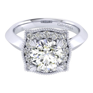 Gabriel 14 Karat Perfect Match Engagement Ring ER001C8AAW44JJ