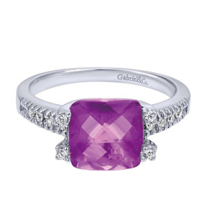 Gabriel Fashion 14 Karat Lusso Color Ladies' Ring LR4605W45AM
