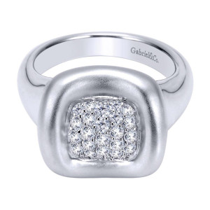Gabriel Fashion Silver Contemporary Ladies' Ring LR6903SVJWS