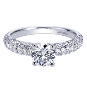 Gabriel 14 Karat Victorian Engagement Ring ER3905W44JJ