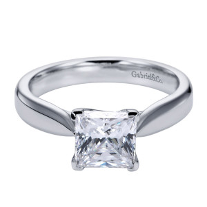 Gabriel Platinum Contemporary Engagement Ring ER6597PTJJJ