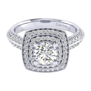 Gabriel 14 Karat Perfect Match Engagement Ring ER002B4AGW44JJ