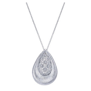 Gabriel Fashion Silver Madison Necklace NK4489SV5JJ