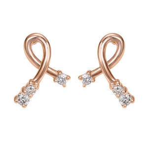 Gabriel Fashion 14 Karat Care Collection Stud Earrings EG10012K45JJ