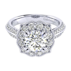 Gabriel 14 Karat Perfect Match Engagement Ring ER002C8ACW44JJ