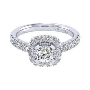 Gabriel 14 Karat Perfect Match Engagement Ring ER039B3AJW44JJ