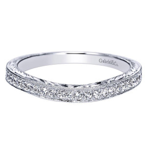 Gabriel 14 Karat Victorian Wedding Band WB9093W44JJ