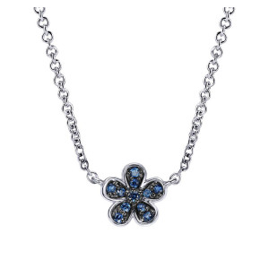 Gabriel Fashion 14 Karat Floral Necklace NK3724W4JSA