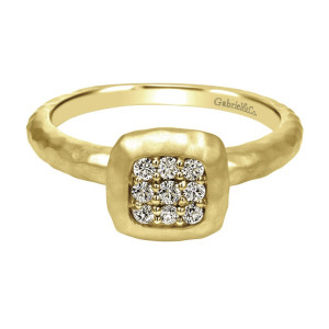 Gabriel Fashion 14 Karat Trends Ladies' Ring LR50551Y45JJ