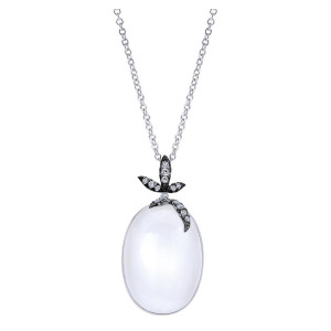Gabriel Fashion Silver Cirque Necklace NK4436SVJMC