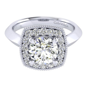 Gabriel 14 Karat Perfect Match Engagement Ring ER001C8ABW44JJ