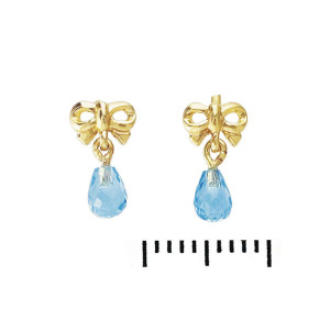 Gabriel Fashion 14 Karat Secret Garden Drop Earrings EG10050Y4JBT