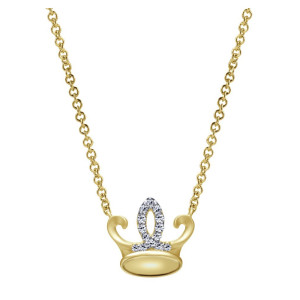 Gabriel Fashion 14 Karat Princess Chain Necklace NK4635Y45JJ