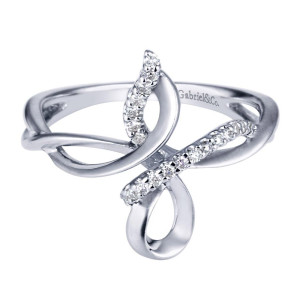 Gabriel Fashion Silver Contemporary Ladies' Ring LR6313SV5JJ