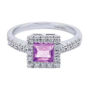 Gabriel Fashion 14 Karat Lusso Color Ladies' Ring LR4424W45AM