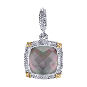Gabriel Fashion Silver / 18 Karat Two-Tone Roman Pendant PT9365MY5XB