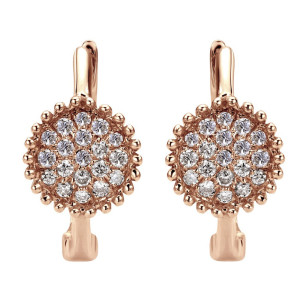 Gabriel Fashion 14 Karat Huggies Huggie Earrings EG12186K45JJ