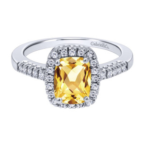 Gabriel Fashion 14 Karat Lusso Color Ladies' Ring LR4663W45CT