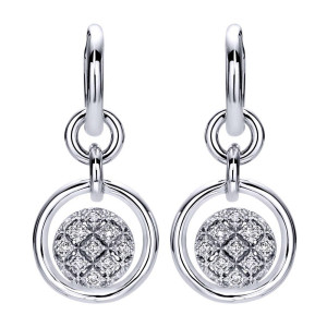 Gabriel Fashion Silver Madison Drop Earrings EG11864SV5JJ