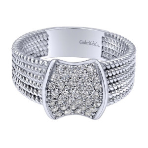 Gabriel Fashion 14 Karat Hampton Diamond Ladies' Ring LR5051W45JJ