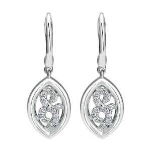 Gabriel Fashion Silver Contemporary Drop Earrings EG11663SV5JJ