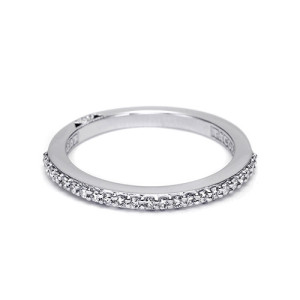 Tacori Platinum Simply Tacori Wedding Band 2630BMD12