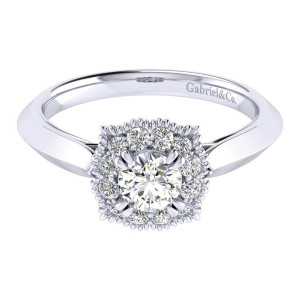 Gabriel 14 Karat Perfect Match Engagement Ring ER001A2ACW44JJ