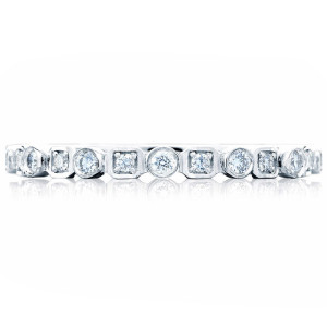 Tacori 201-2 18 Karat Sculpted Crescent Wedding Ring