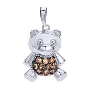 Gabriel Fashion 14 Karat Treasure Chests Charm Pendant PT838W44CD