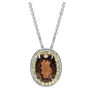 Gabriel Fashion Silver Roman Necklace NK3512M5SVJMC