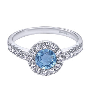 Gabriel Fashion 14 Karat Lusso Color Ladies' Ring LR4423W45BT