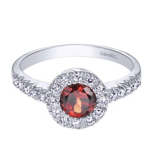 Gabriel Fashion 14 Karat Lusso Color Ladies' Ring LR4423W45GN