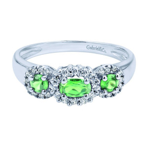 Gabriel Fashion 14 Karat Lusso Color Ladies' Ring LR4342W44EA