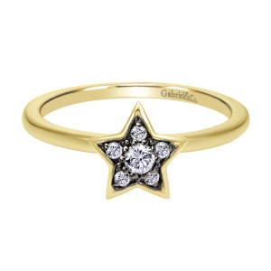 Gabriel Fashion 14 Karat Trends Ladies' Ring LR50480Y45JJ