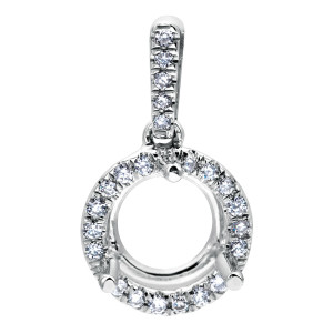 Gabriel Fashion 14 Karat Lusso Diamond Pendant PT9329W44JJ