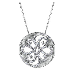 Gabriel Fashion 14 Karat Lace Necklace NK4090W45JJ