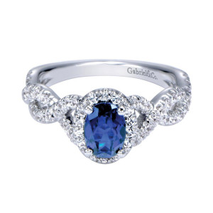 Gabriel Fashion 14 Karat Lusso Color Ladies' Ring LR6684W44SA