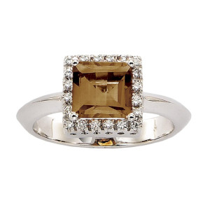 Gabriel Fashion 14 Karat Lusso Color Ladies' Ring LR4295W44GN