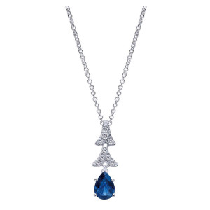 Gabriel Fashion 14 Karat Lusso Color Necklace NK4395W45SA