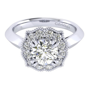 Gabriel 14 Karat Perfect Match Engagement Ring ER001C6ACW44JJ
