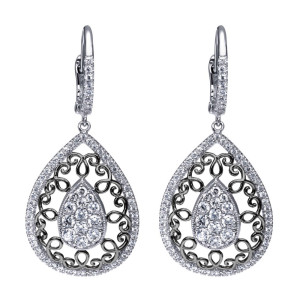 Gabriel Fashion 14 Karat Twilight Drop Earrings EG11497W45JJ