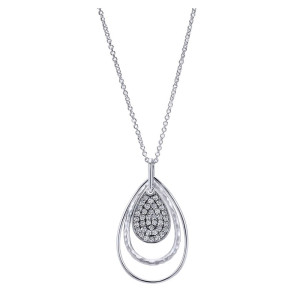 Gabriel Fashion Silver Byblos Chain Necklace NK4817SVJWS