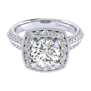 Gabriel 14 Karat Perfect Match Engagement Ring ER002C8ABW44JJ