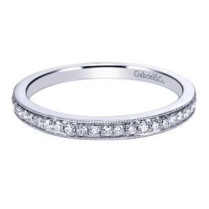 Gabriel 14 Karat Victorian Wedding Band WB7279W44JJ