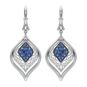 Gabriel Fashion Silver Mediterranean Drop Earrings EG11879SVJSA
