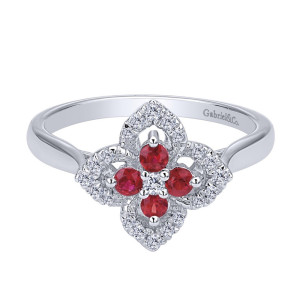 Gabriel Fashion 14 Karat Lusso Color Ladies' Ring LR50332W45RA