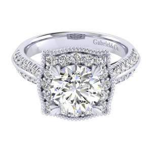 Gabriel 14 Karat Perfect Match Engagement Ring ER002C8AAW44JJ
