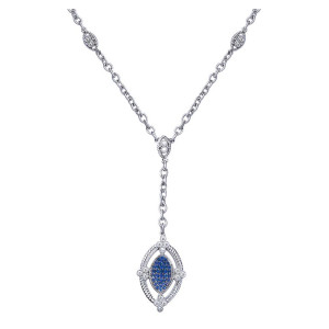 Gabriel Fashion Silver Roman Necklace NK3224SV5SA