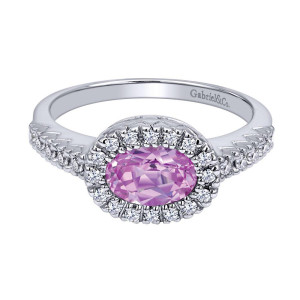 Gabriel Fashion 14 Karat Lusso Color Ladies' Ring LR4422W45PZ